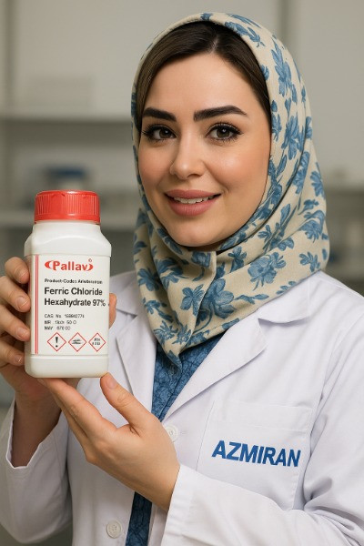 خرید و قیمت فریک کلراید هگزاهیدرات 97% AR از Pallav | CAS 10025-77-1 | کد 01210-00500