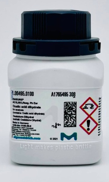 قیمت و خرید اسید اگزالیک دی‌هیدرات Supelco مرک ۱۰۰ گرمی (100495)